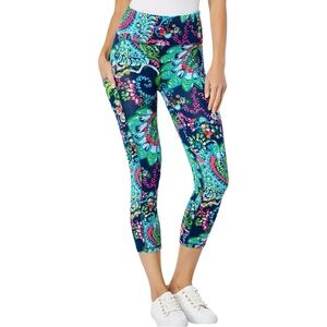 Lilly‎ Pulitzer Leggings Women’s Size XXS Take Me to the Sea Crop 21”